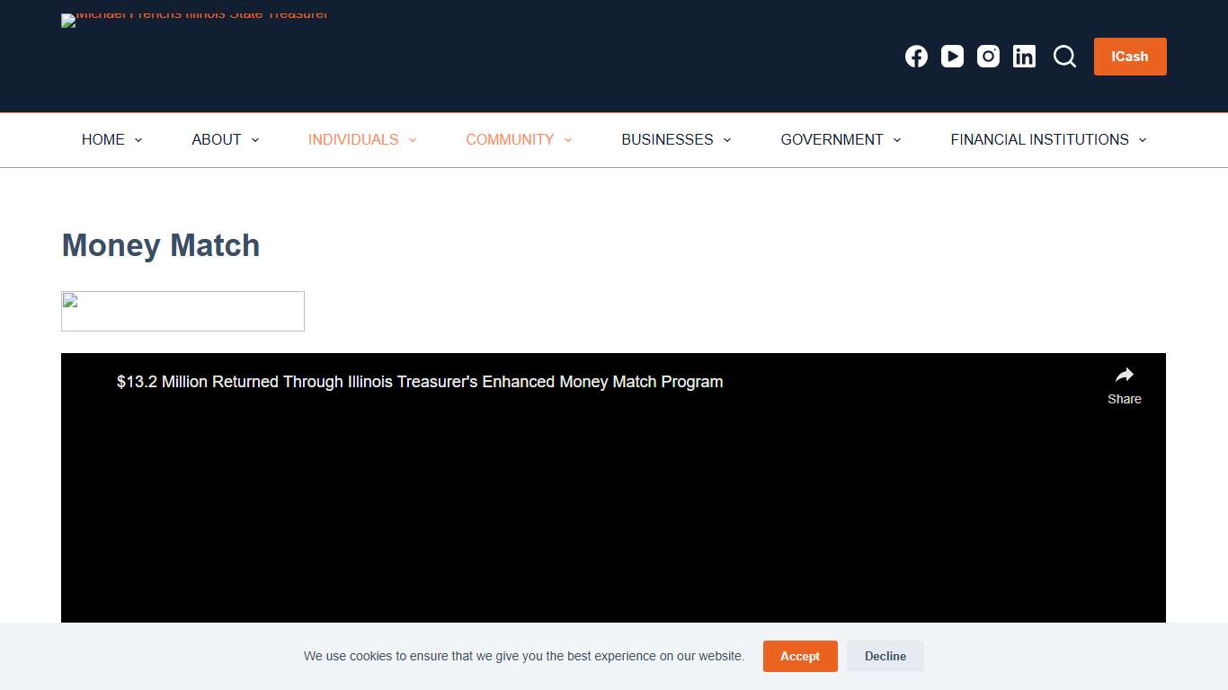 Money Match - Illinois State Treasurer